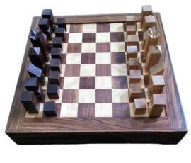<span style="font-size: 25px;">Chess Board With Pieces</span>